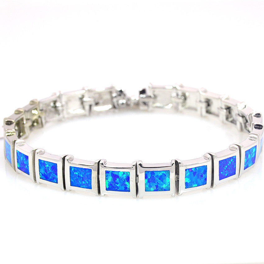 Hawaiian Square Opal Fashion Bracelet