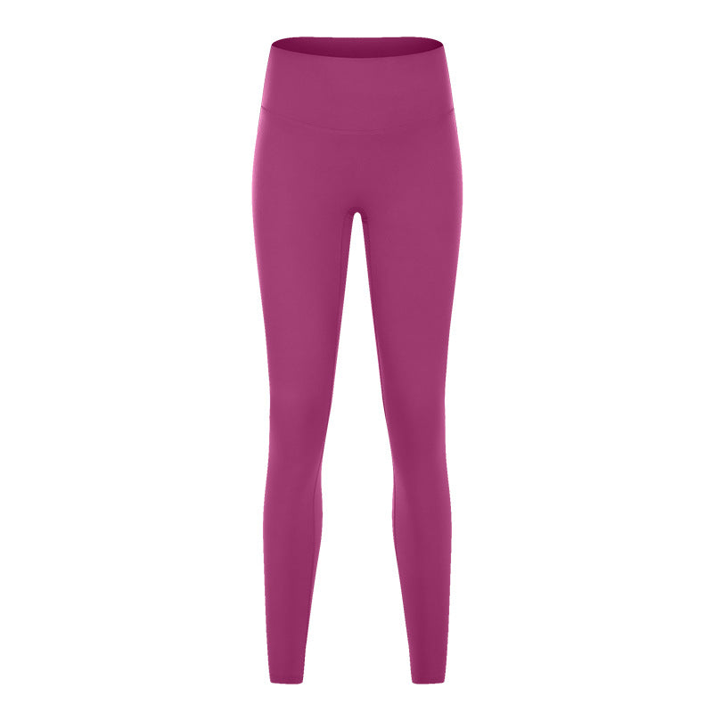 High Waist Belly Contracting And Close-fitting Yoga Pants Women's European And American