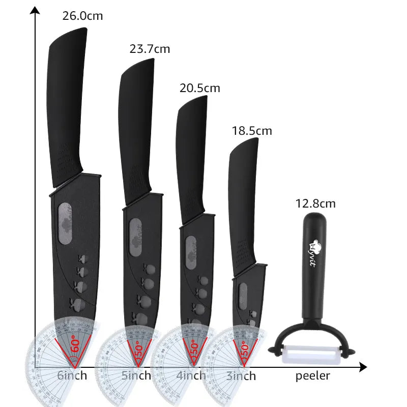 Ceramic Knives Kitchen knives Set 3 4 5 6 Inch