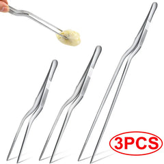 3/1Pcs Kitchen Tweezer BBQ Utensil