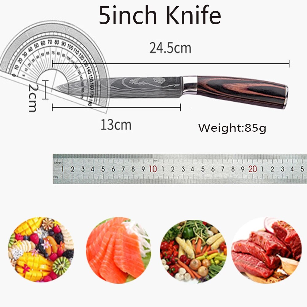 5inch Kitchen Knife Meat Cutting