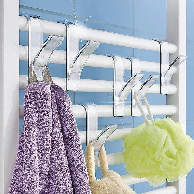 Kitchen Bathroom Hanger Clips Storage Racks