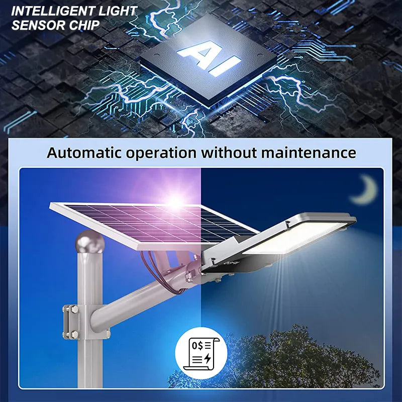 5000W Split Solar street Light Waterproof LED Solar Light Backyard