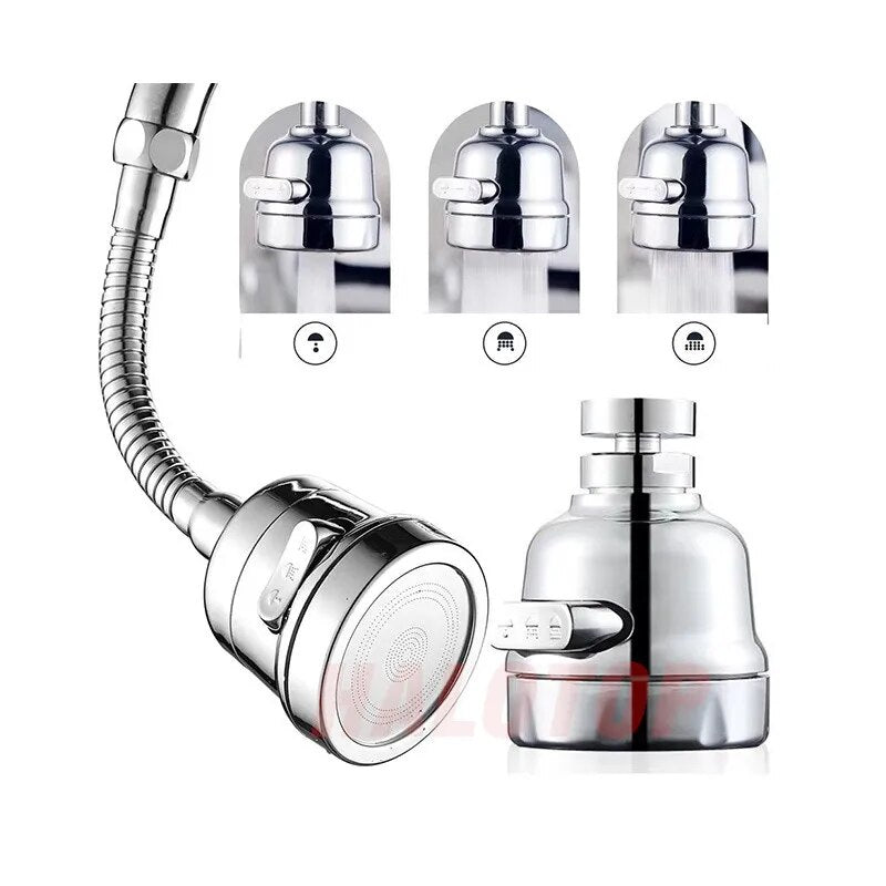 2/3 Modes Sink Faucet Shower Water Saving