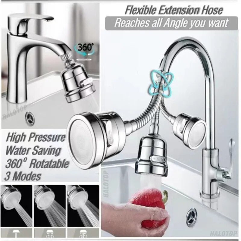 2/3 Modes Sink Faucet Shower Water Saving