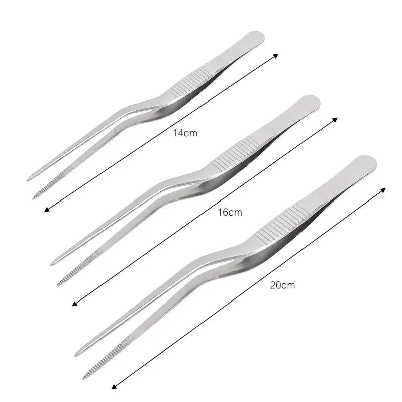 3/1Pcs Kitchen Tweezer BBQ Utensil