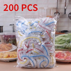 200pcs Saran Wrap Colorful Food Disposable