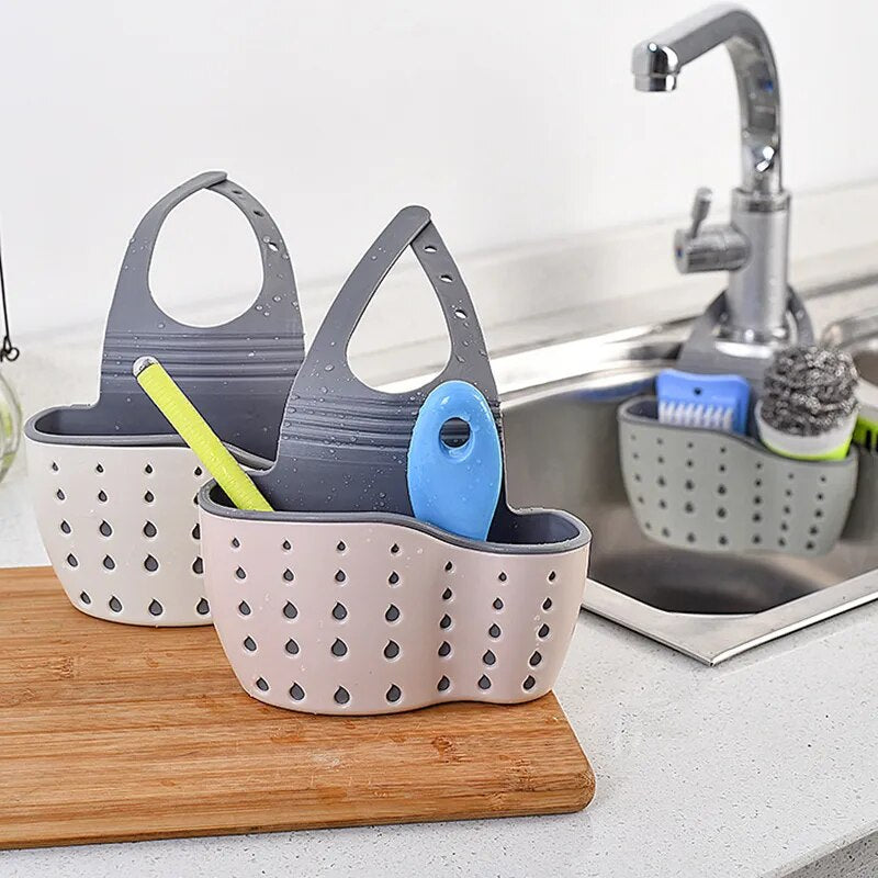 Home Storage Drain Basket Kitchen Sink Holder