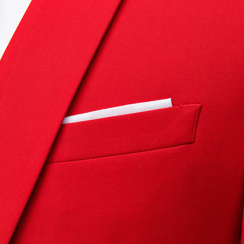 Men's Plus Size Business Casual Groom Dress