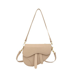 Women's Simple Shoulder Saddle Crossbody Bag