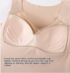 Women's Fashionable Warm Bra-free Long Sleeve With Chest Pad