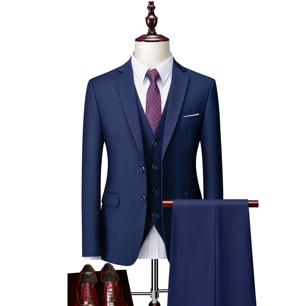 Business Casual Men's Korean Slim Suit