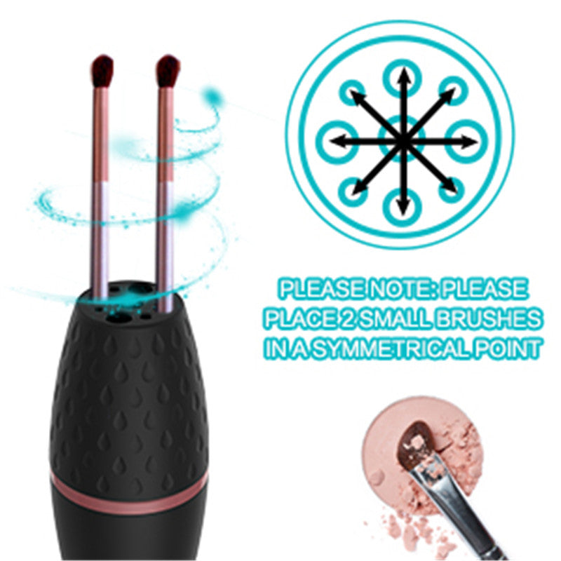 Electric makeup brush cleaner